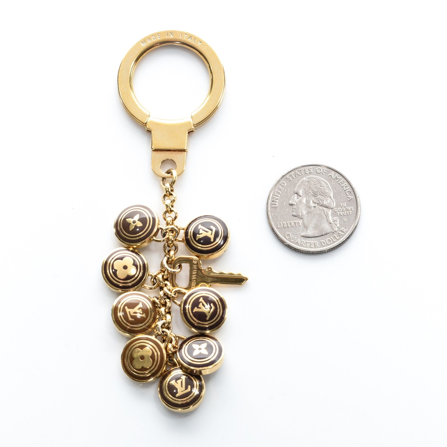 Louis Vuitton Pastilles Key Ring Holder Brown 2 of 4