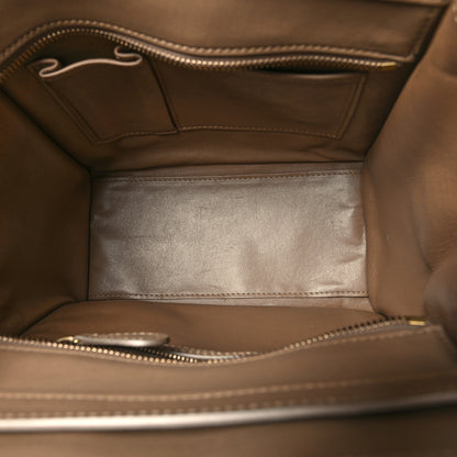 Celine Smooth Calfskin Interstice Micro Luggage Light Taupe 5 of 14