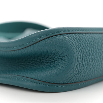 Hermes Taurillon Clemence Evelyne TPM Vert Bosphore 9 of 12