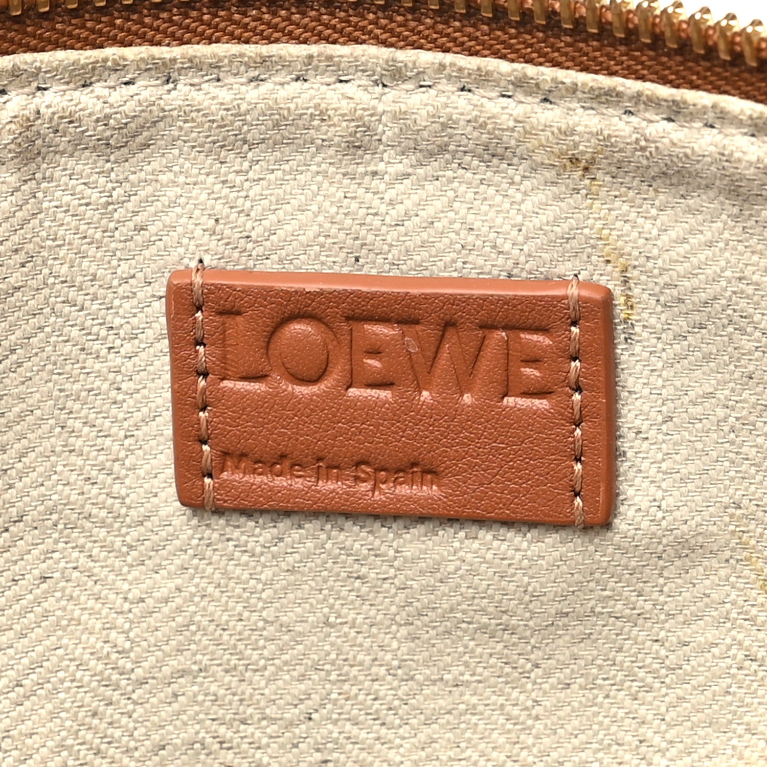 Loewe Calfskin Mini Hammock Hobo Tan 6 of 13