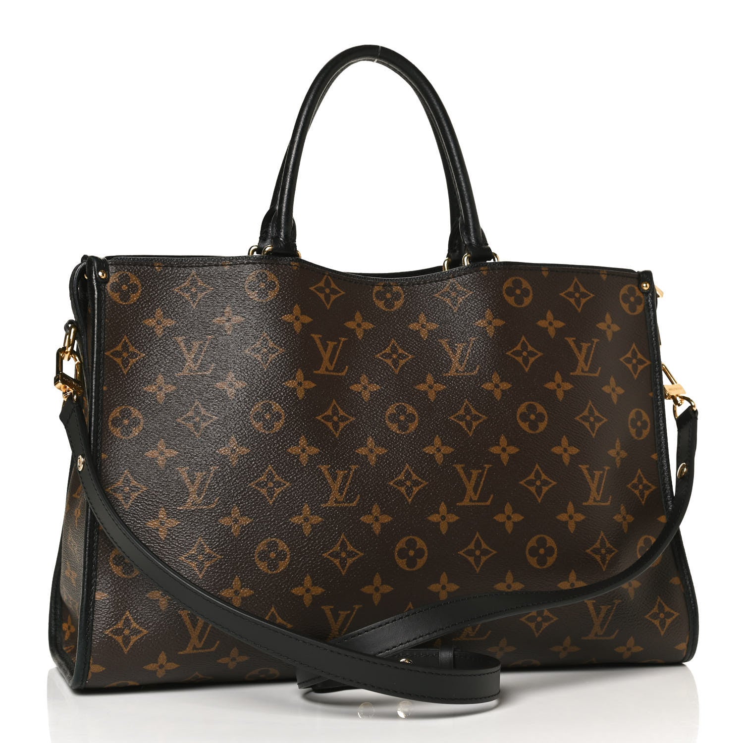 Louis Vuitton Monogram Popincourt MM Black 3 of 11