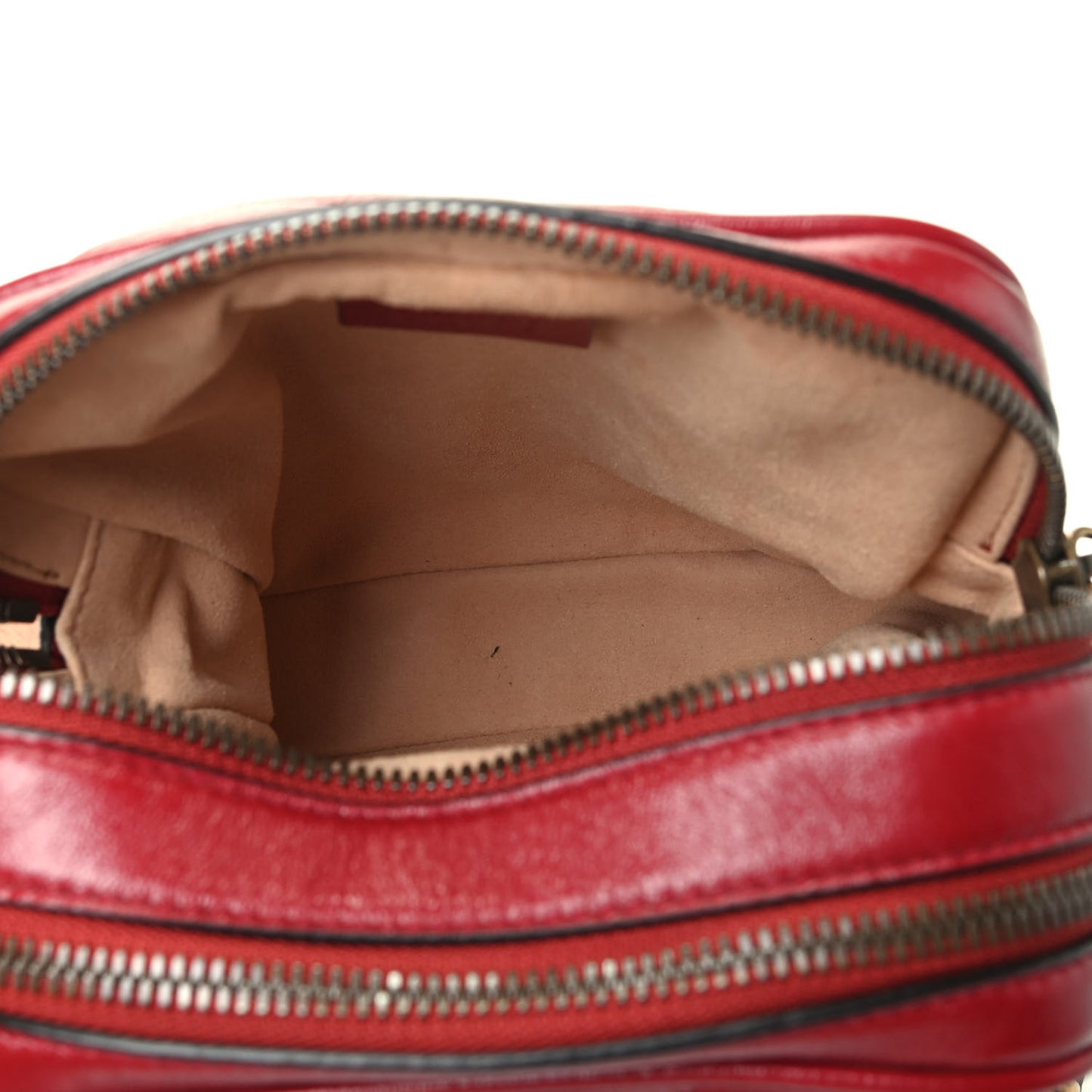 Azalea Calfskin Matelasse Diagonal Tall GG Marmont Crossbody Bag Romantic Cerise