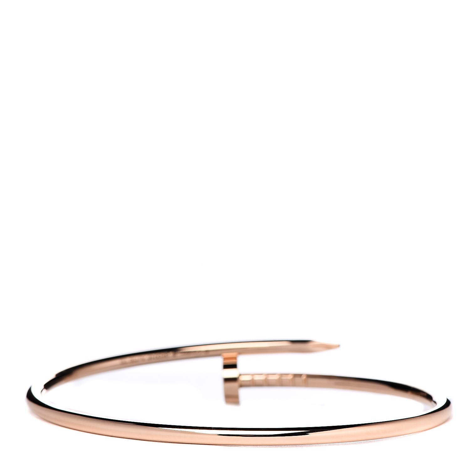 Cartier 18K Pink Gold Small Juste Un Clou Bracelet 16 3 of 6