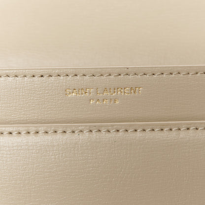 Saint Laurent Suede Calfskin Medium Monogram Sunset Beige 8 of 12