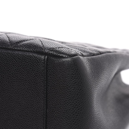 Chanel Caviar Quilted Grand Shopping Tote GST Black 10 of 12