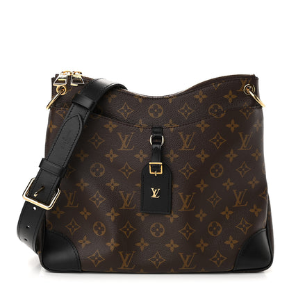 Louis Vuitton Monogram Odeon MM Black 1 of 10