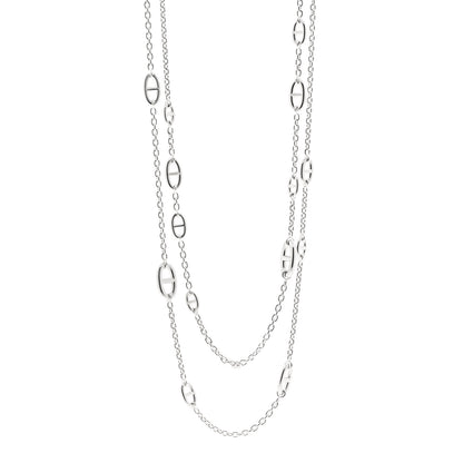 Hermes Sterling Silver Farandole Necklace 160 1 of 6