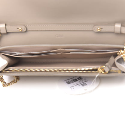 Chloe Grained Calfskin Aby Chain Wallet Motty Grey 7 of 22