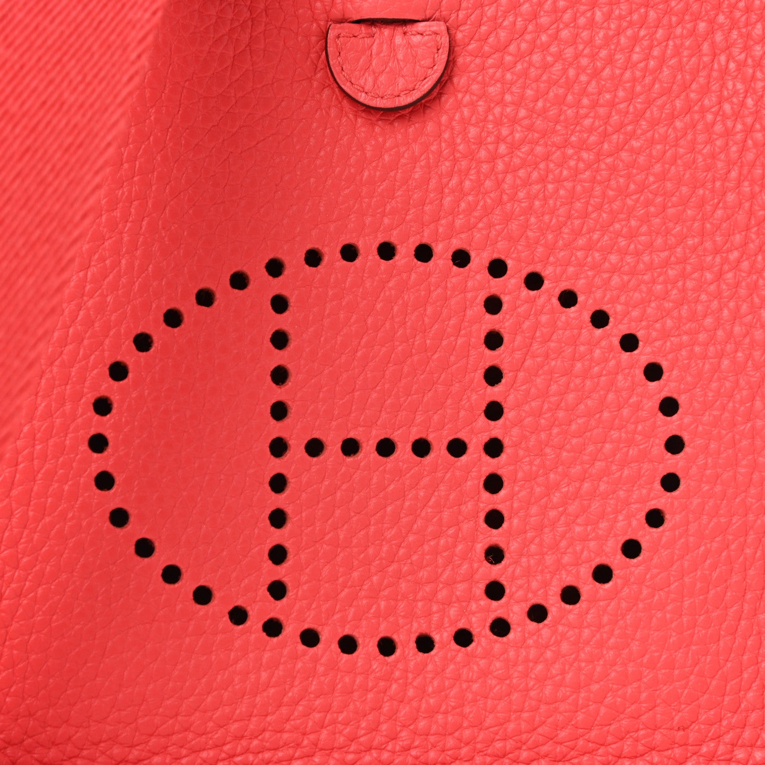 Hermes Taurillon Clemence Evelyne TPM Rouge Pivoine 7 of 8