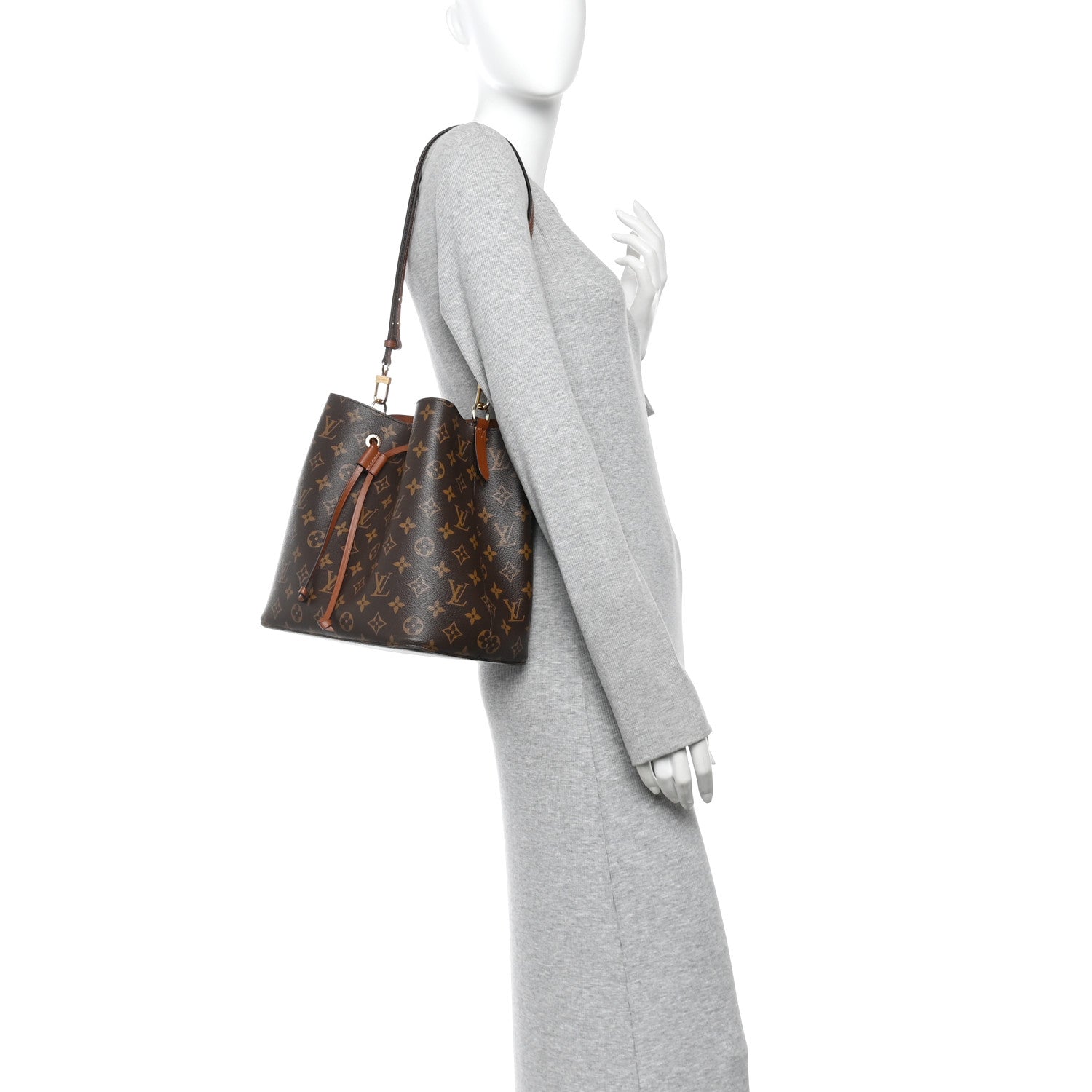 Louis Vuitton Monogram Neonoe MM Caramel 2 of 10