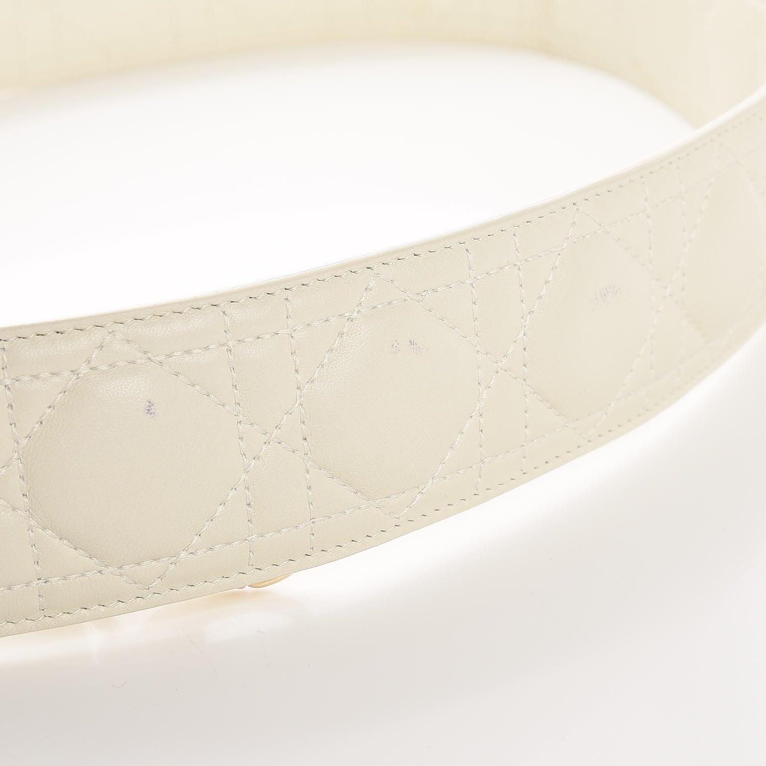 Christian Dior Lambskin Cannage Shoulder Strap White 8 of 8