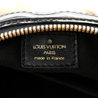 Louis Vuitton Calfskin Patent Embossed Monogram Stephen Ivory 5 of 11