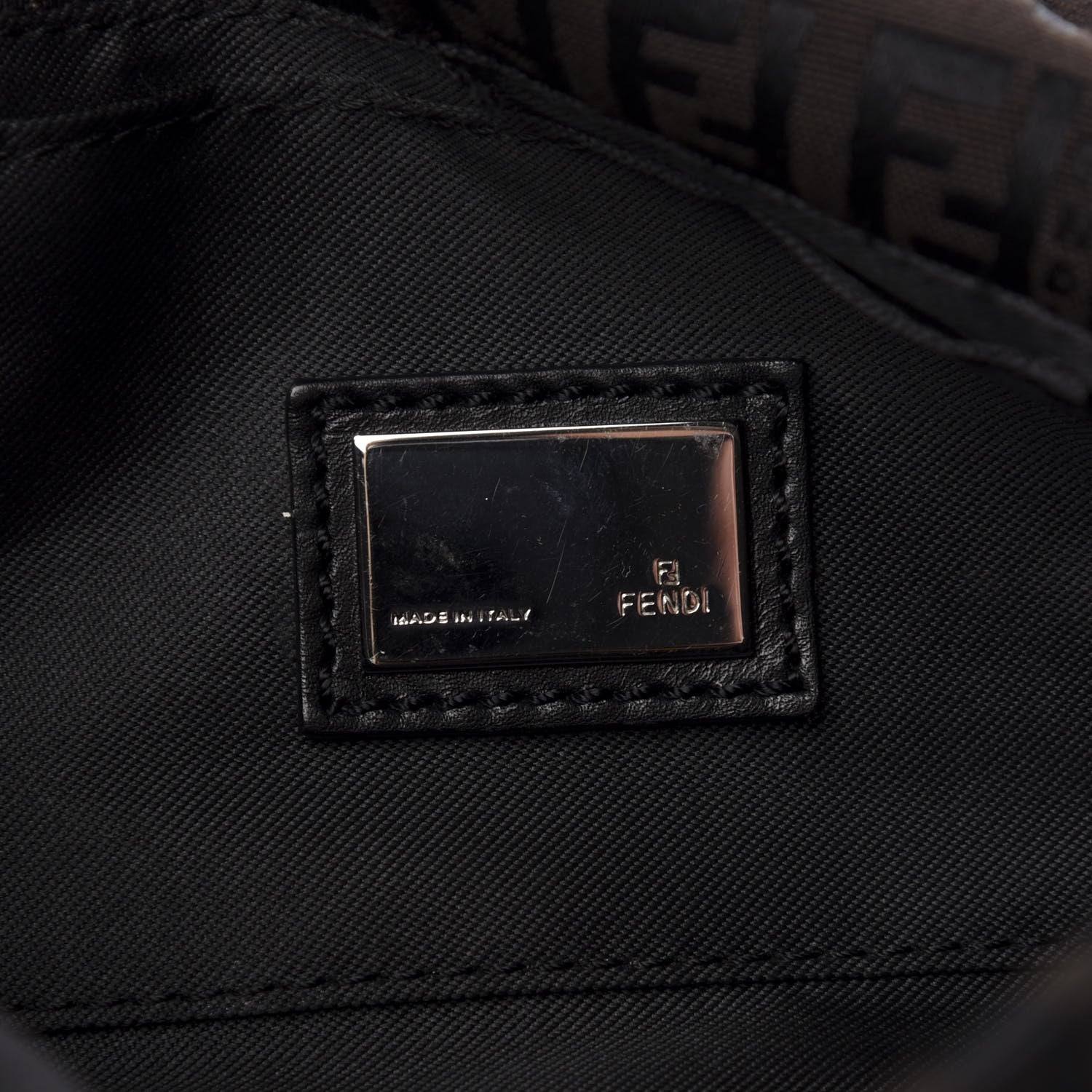 Fendi Zucchino Baguette Dark Brown 8 of 10