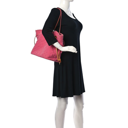 Louis Vuitton Monogram Denim Neverfull MM Rose 2 of 16