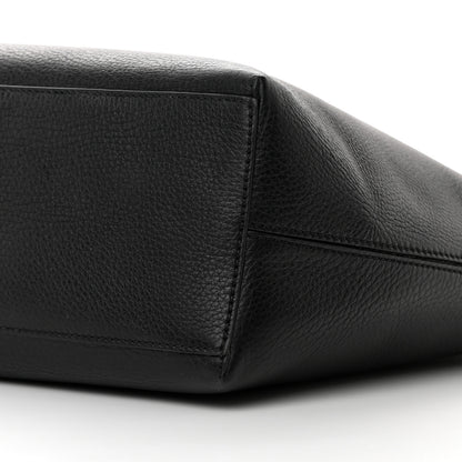 Valentino Garavani Grained Calfskin Rockstud Shoulder Tote Black 9 of 14