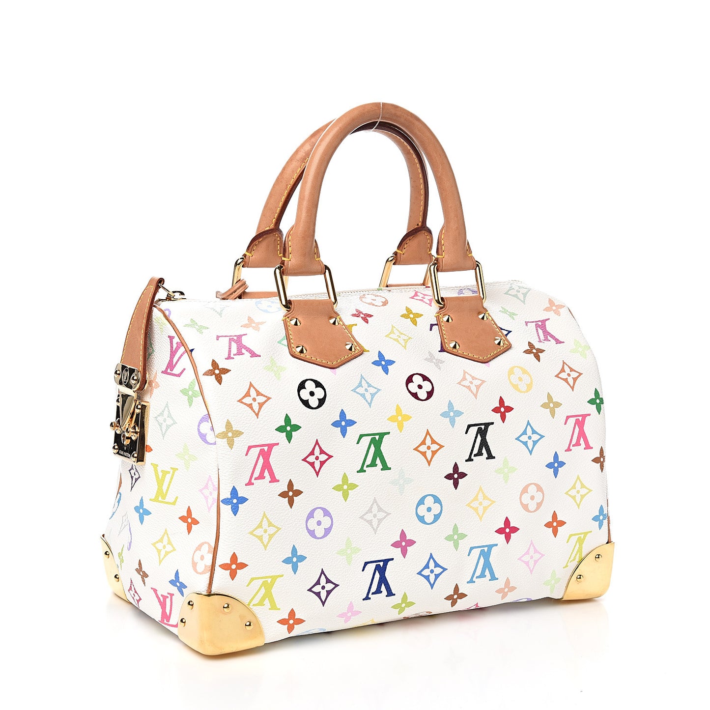 Monogram Multicolor Speedy 30 White