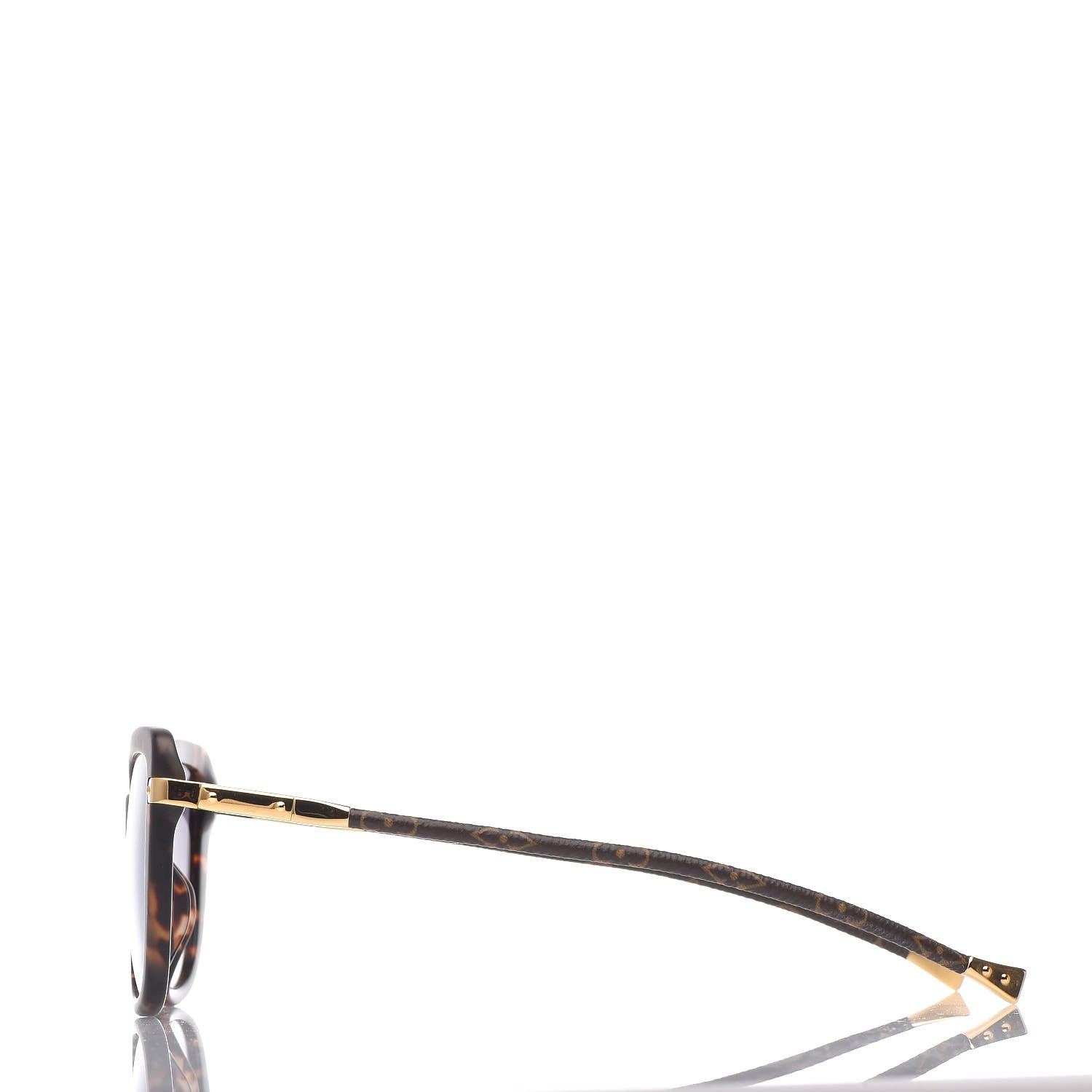 Louis Vuitton Monogram Charlotte Z0629E Sunglasses Dark Tortoise 3 of 9