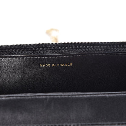 Chanel Caviar Timeless CC Wallet On Chain WOC Black 7 of 13