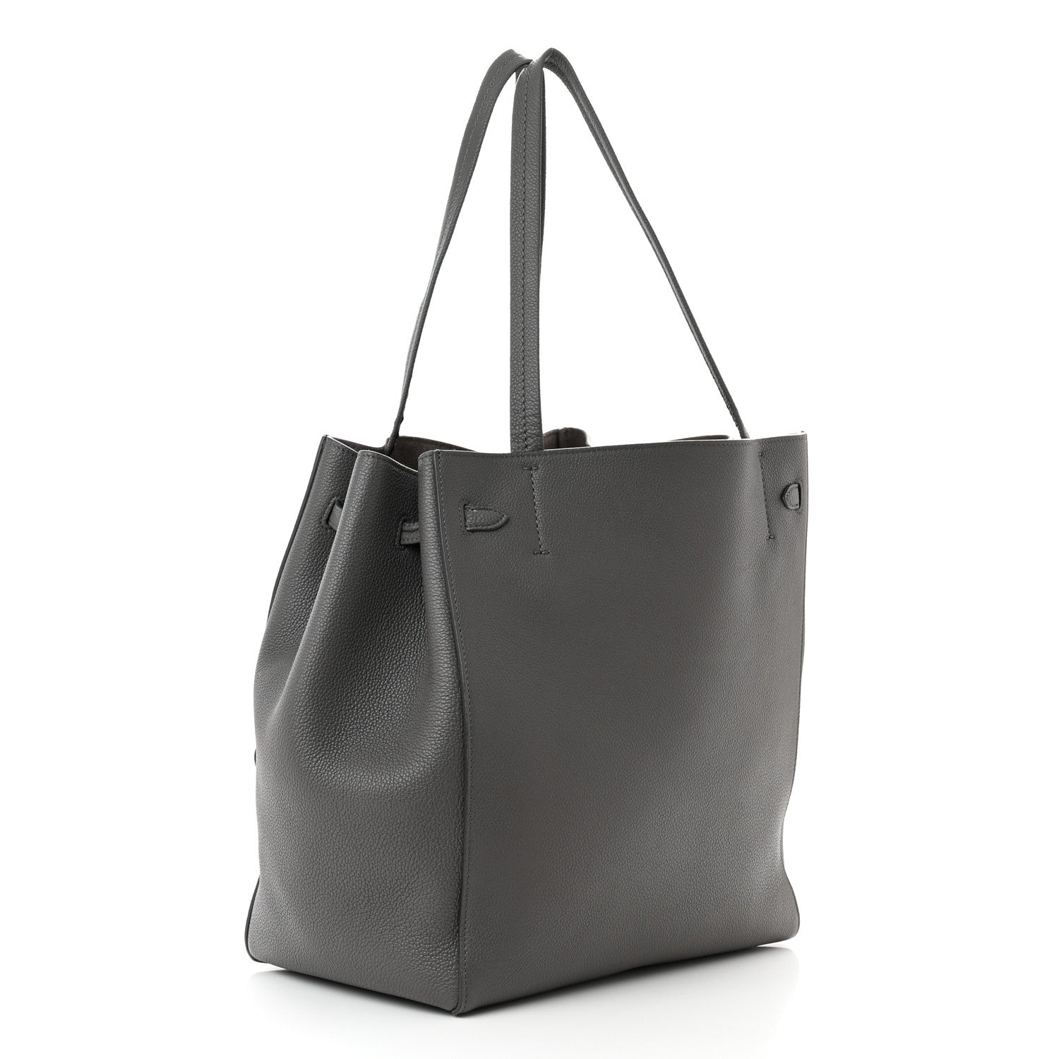 Celine Soft Grained Calfskin Medium Belt Cabas Phantom Taupe 3 of 11