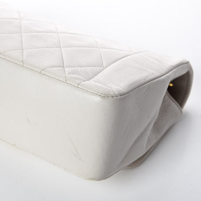 Chanel Lambskin Quilted Small Single Flap White 17 of 22