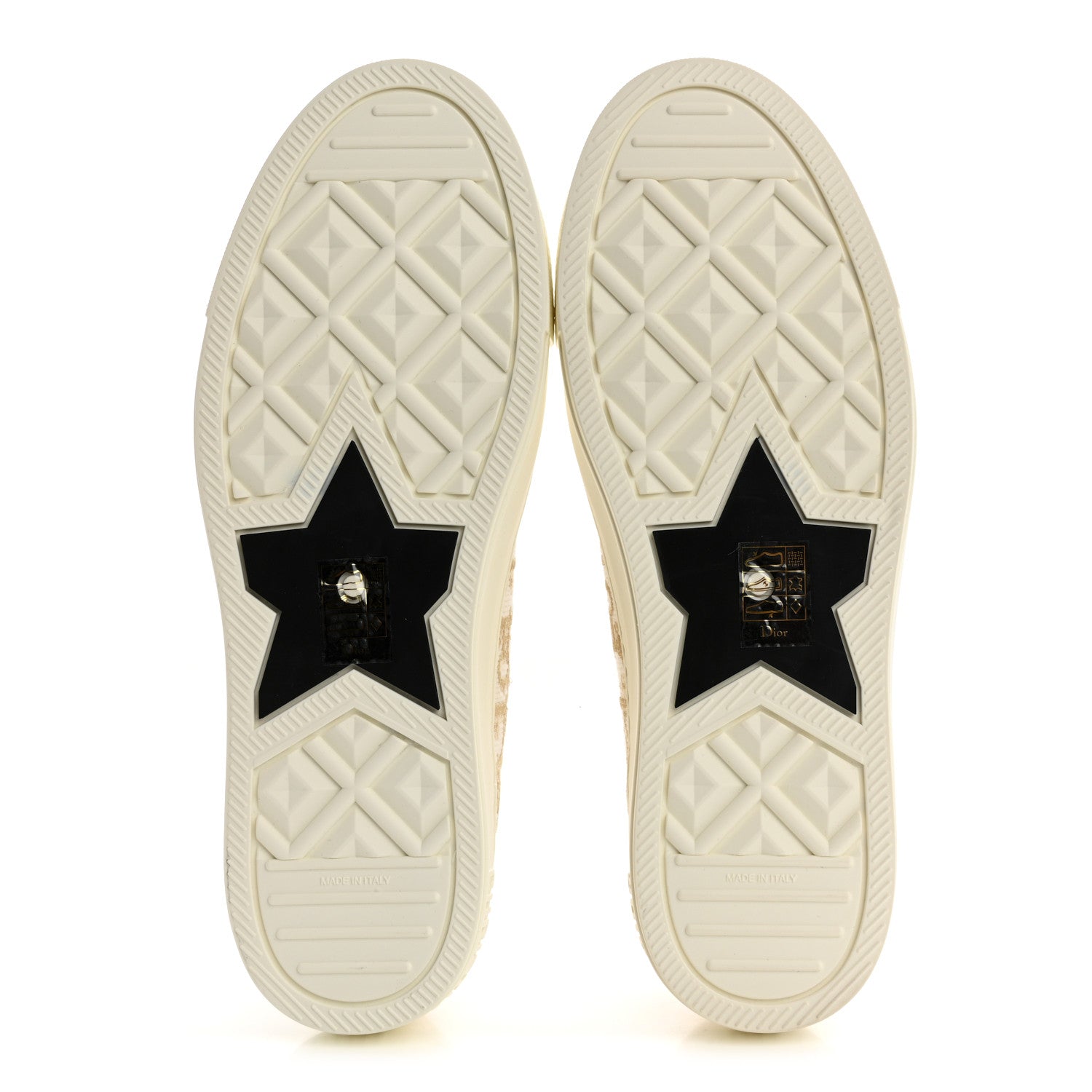 Christian Dior Canvas Oblique Walk'N'Dior Low Top Sneakers 41 Pale Gold 6 of 9