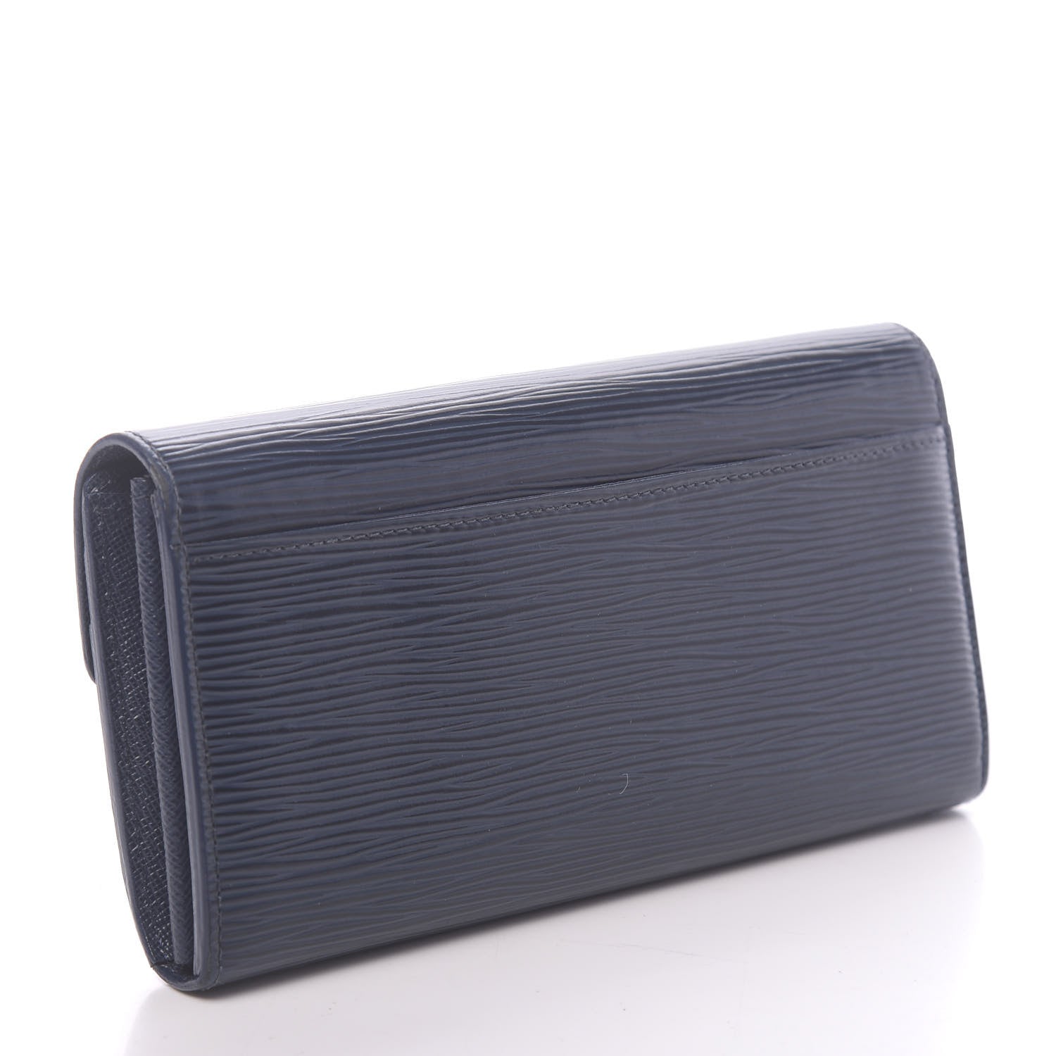 Louis Vuitton Epi Sarah Wallet NM Indigo 3 of 6
