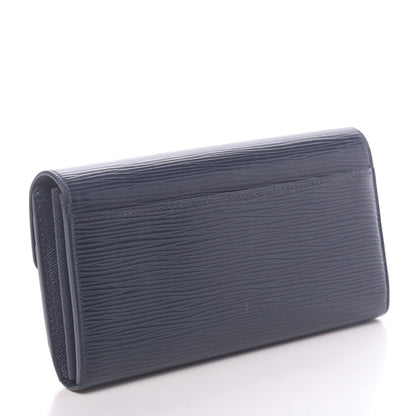 Louis Vuitton Epi Sarah Wallet NM Indigo 3 of 6