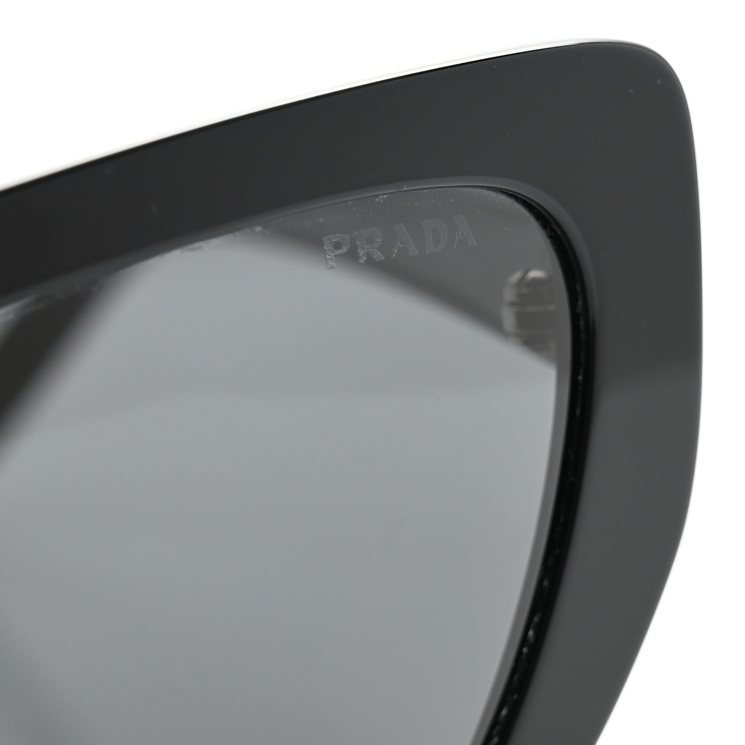 Prada Cat Eye Sunglasses SPR 08V-F Black 7 of 8