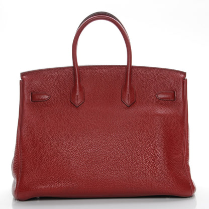 Hermes Togo Birkin 35 Rouge Garance 4 of 24