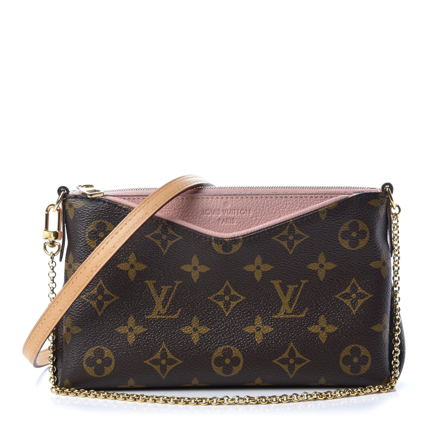 Monogram Pallas Clutch Rose Poudre