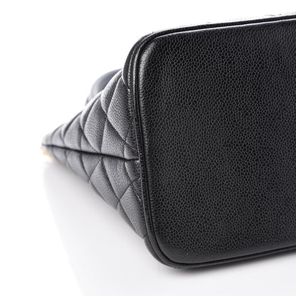 Chanel Caviar Quilted Medallion Tote Black 10 of 11
