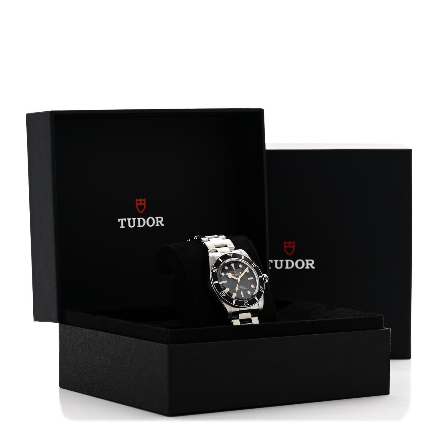 Stainless Steel 37mm Black Bay Fifty Four Automatic Watch Black 79000N