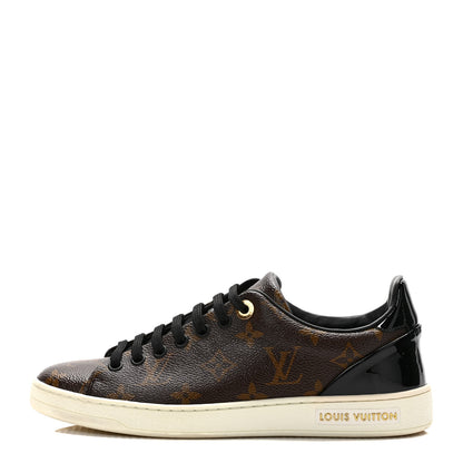 Louis Vuitton Patent Monogram Frontrow Sneakers 37 1 of 9