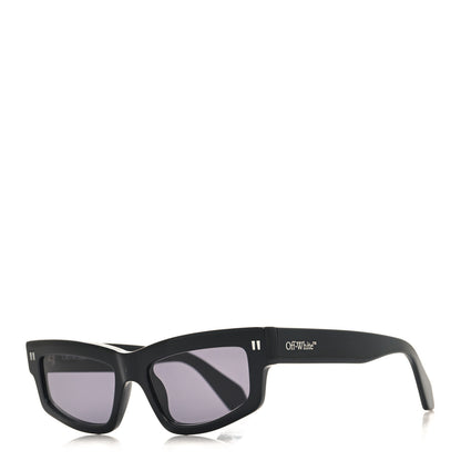 Off-White Acetate Miramar Cat Eye Sunglasses OERI135 Black 1 of 6