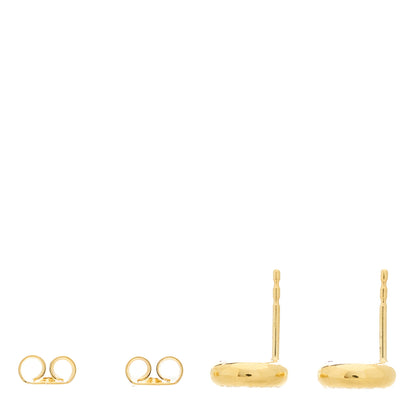 Roberto Coin 18K Yellow Gold Diamond .56ctw Stud Earrings 3 of 4