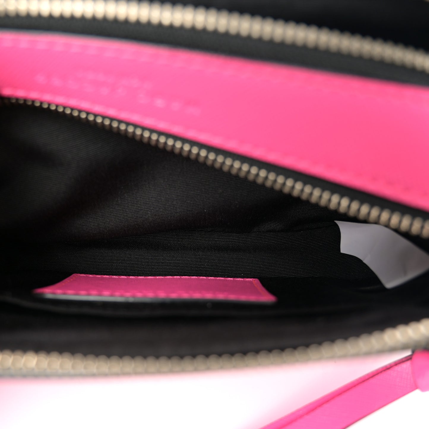 Saffiano Small Snapshot Camera Bag Bright Pink
