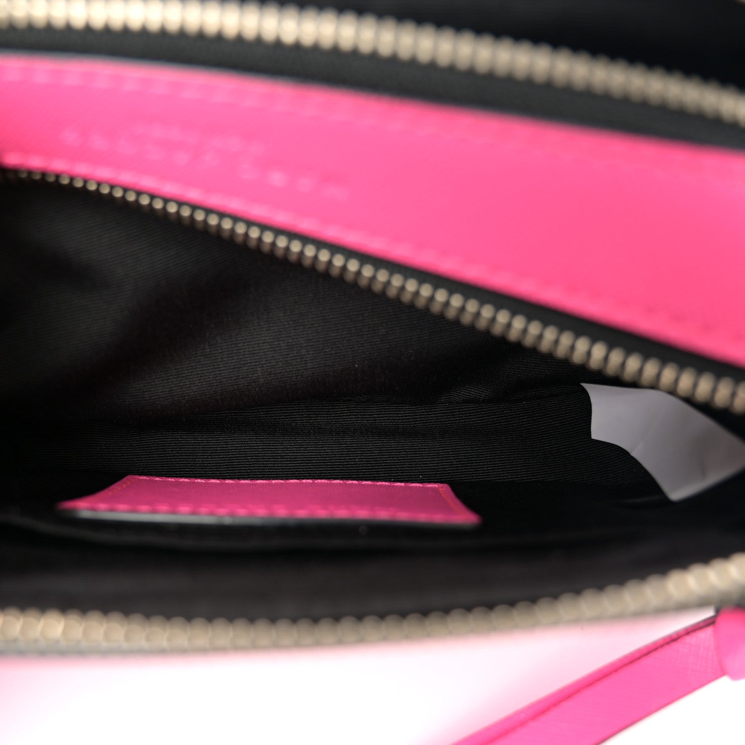 Marc Jacobs Saffiano Small Snapshot Camera Bag Bright Pink 5 of 9