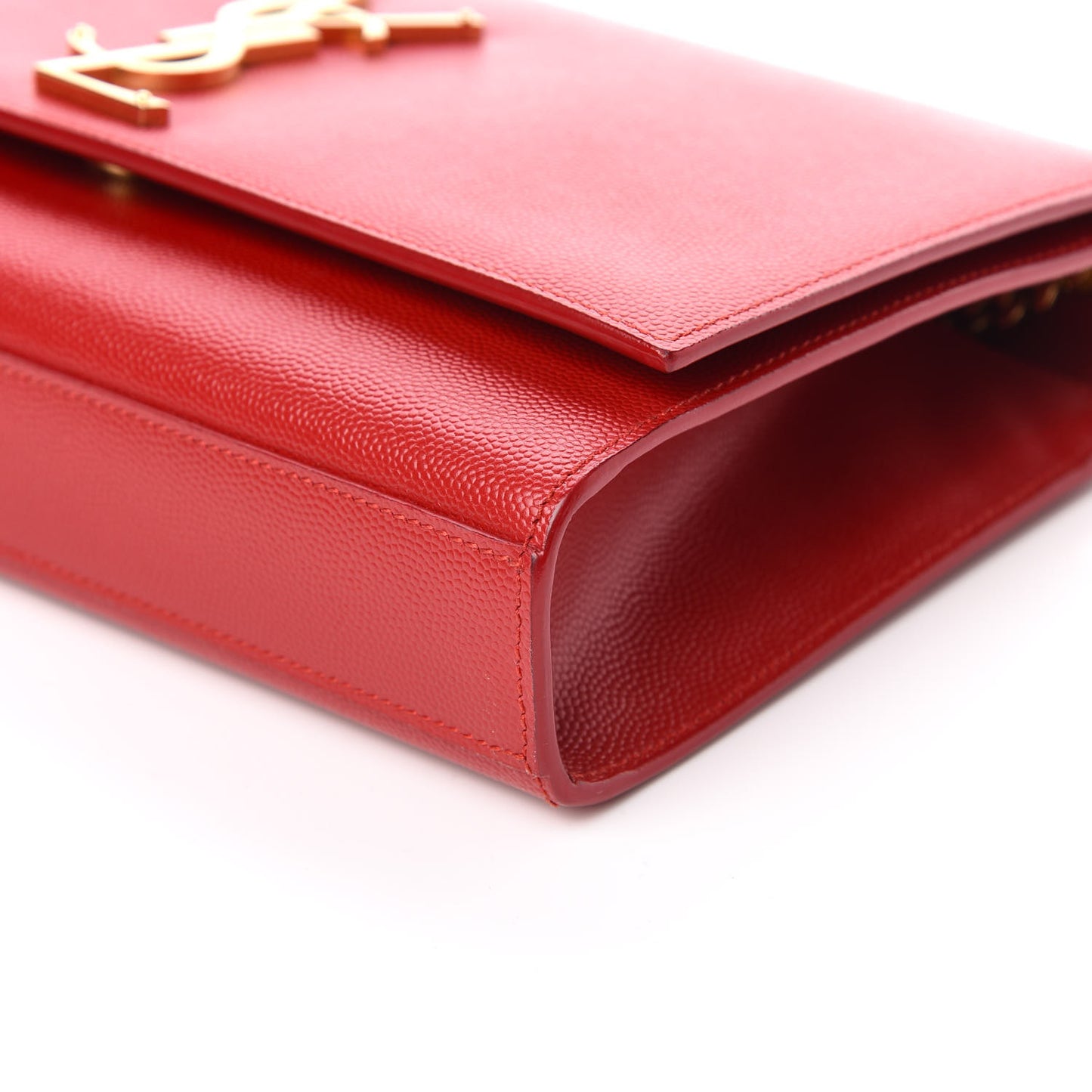Grain De Poudre Medium Monogram Kate Satchel Red