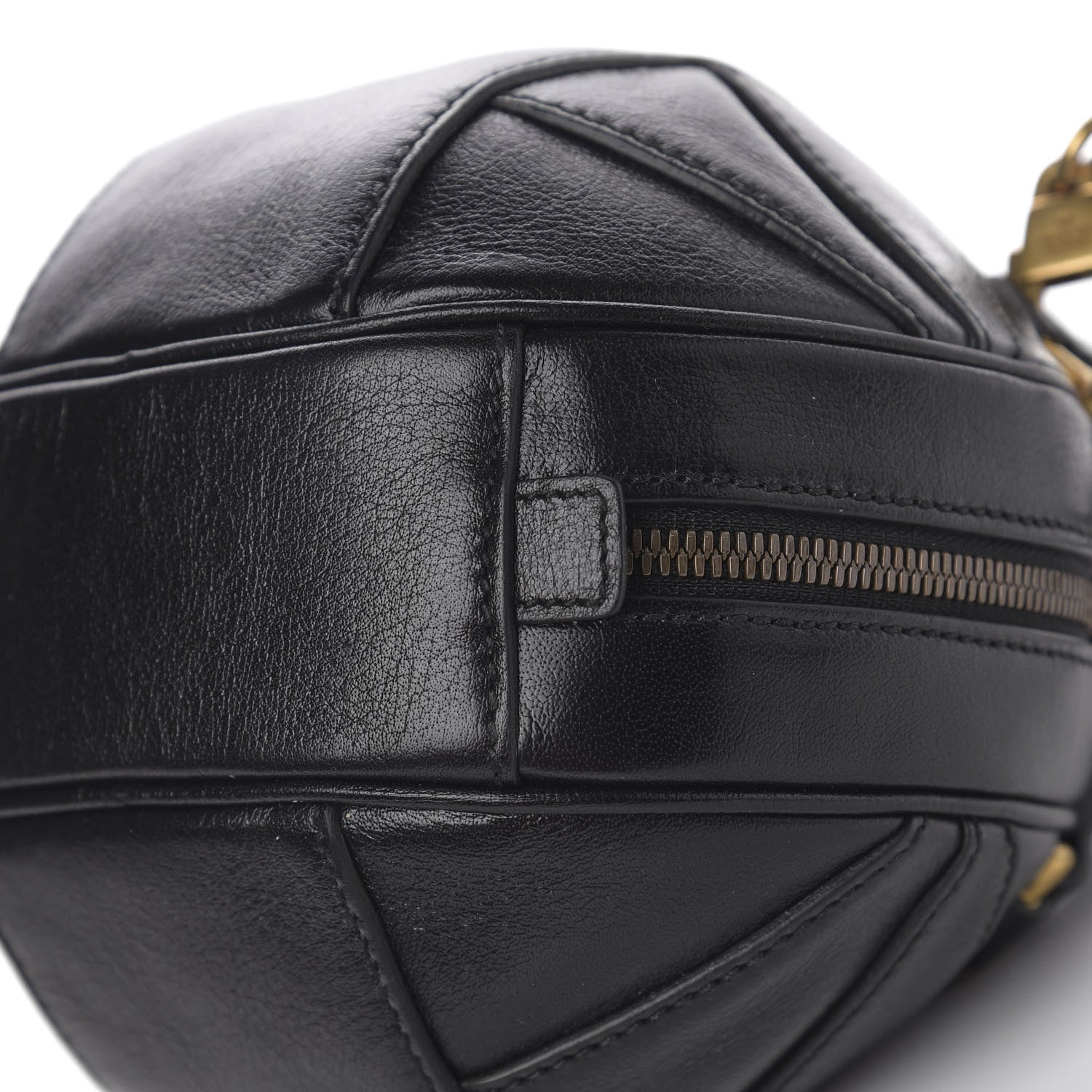 Gucci Piuma Lux Energy Mini Tifosa Basketball Shaped Shoulder Bag Black 8 of 9