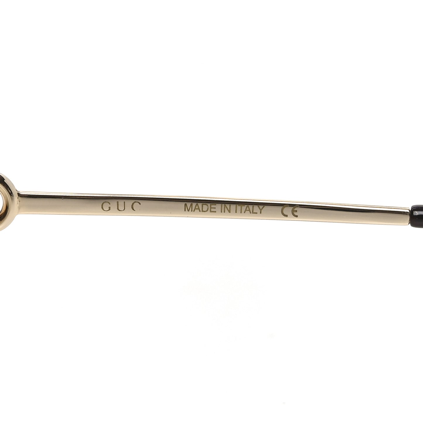 Metal Horsebit Square Sunglasses GG0879S Gold