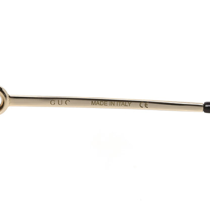 Gucci Metal Horsebit Square Sunglasses GG0879S Gold 5 of 7