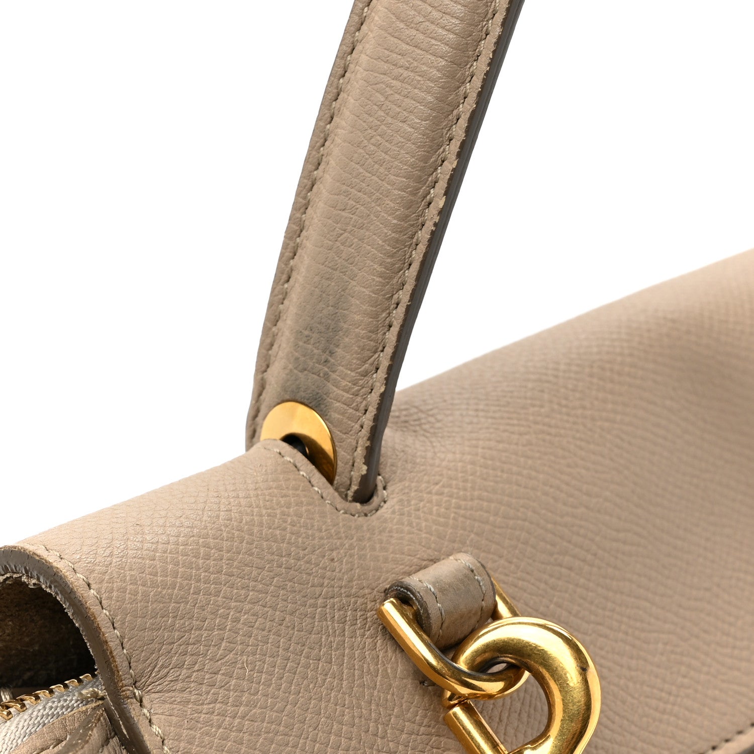 Celine Grained Calfskin Mini Belt Bag Light Taupe 13 of 22