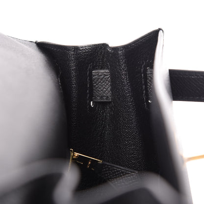 Hermes Epsom Kelly Sellier 28 Black 18 of 43
