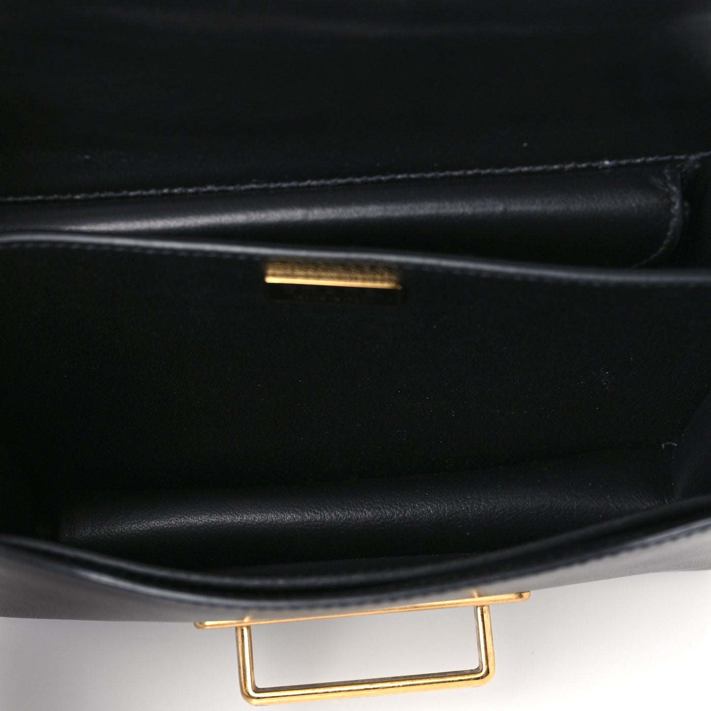 City Calf Saffiano Mini Cahier Bag Black