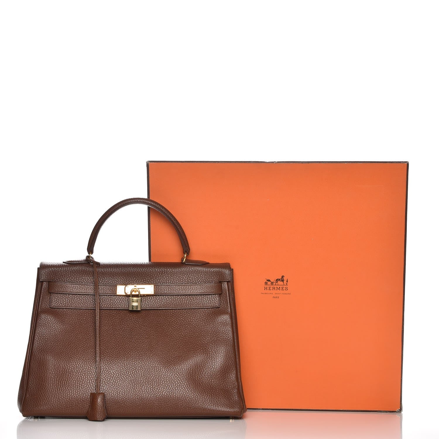 Hermes Ardennes Kelly Retourne 35 Chocolate 32 of 32