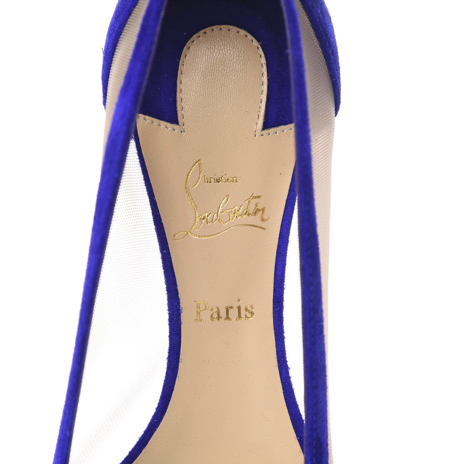Christian Louboutin Veau Velours Rete Galativi Flats 36.5 Version Elixir 8 of 9