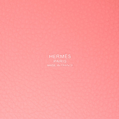 Hermes Taurillon Clemence Picotin Lock 18 PM Rose Sakura 6 of 11