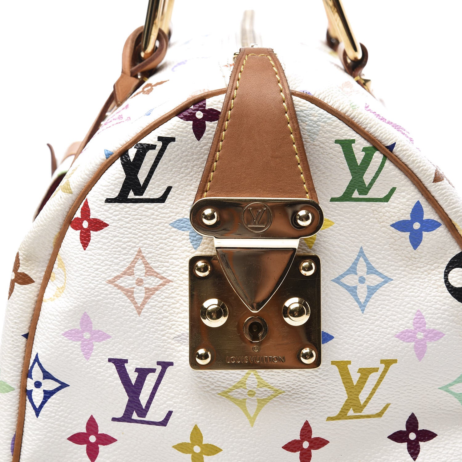 Louis Vuitton Monogram Multicolor Speedy 30 White 8 of 12