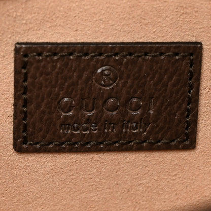 Gucci Monogram Jumbo GG Textured Dollar Calfskin Super Mini Dionysus Shoulder Bag Camel Ebony New Acero 6 of 9