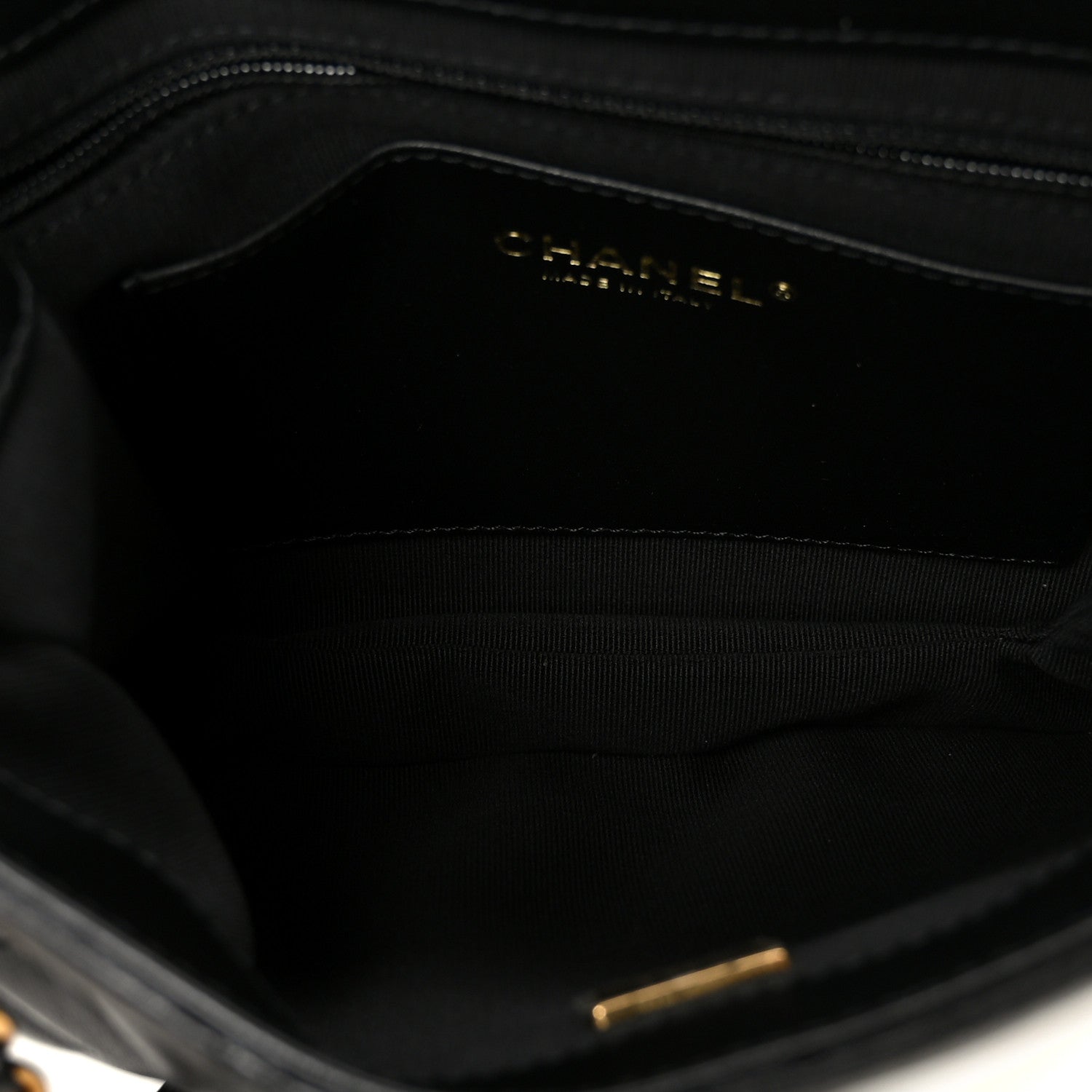 Chanel Lambskin Quilted Giant CC Shoulder Bag Black 5 of 11